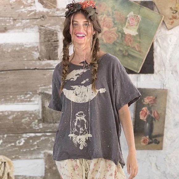 Magnolia Pearl Swing From The Moon Tee NWT - Picture 1 of 9